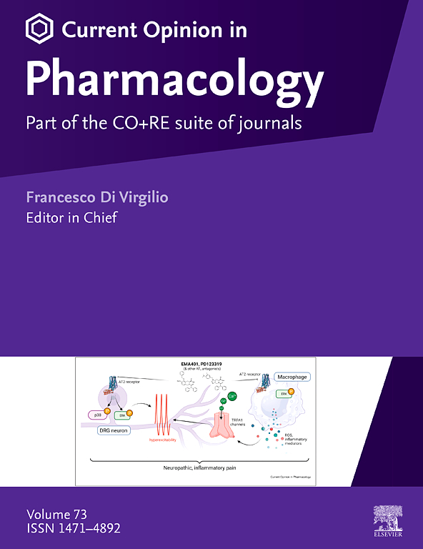 Go to journal home page - Current Opinion in Pharmacology